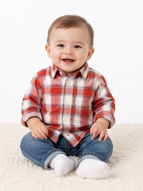 Boys H&M Button down shirt size 12 -18 months